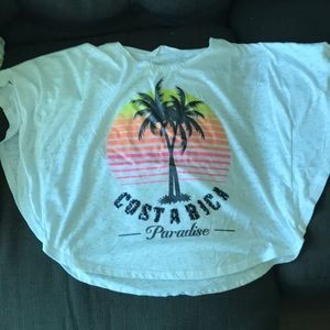 Girls tee/swim cover up size 10-12